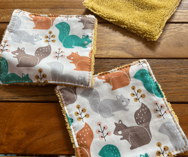 10 Lingettes nettoyantes enfants avec panier