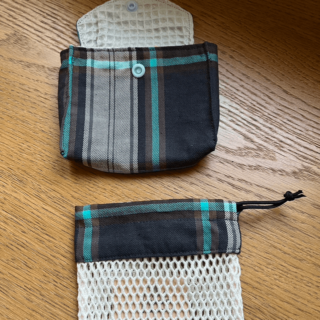 Duo porte savon / pochette de voyage 