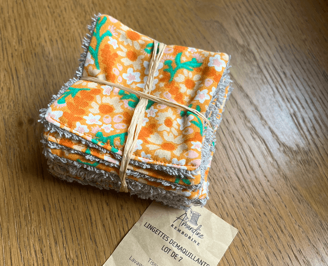 7 lingettes nettoyantes 
