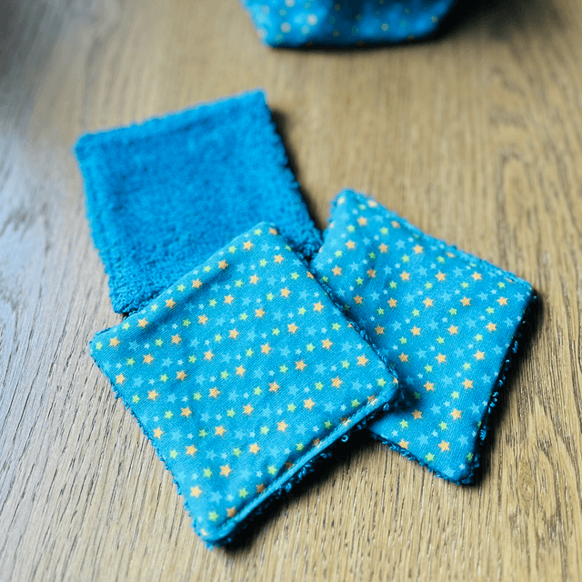7 Lingettes nettoyantes avec panier 