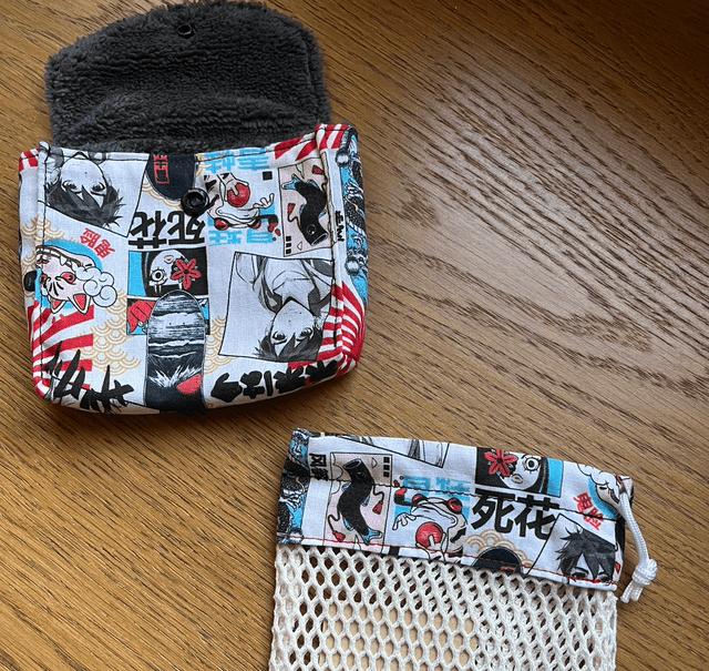 Duo porte savon / pochette de voyage 