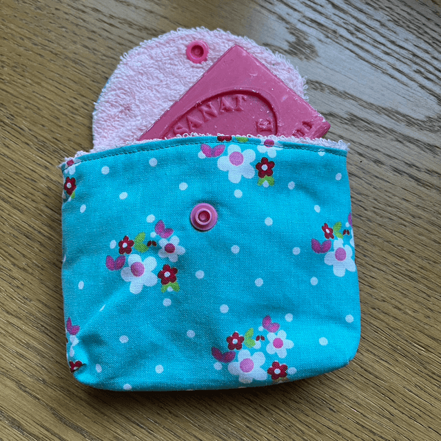 Pochette de voyage pour savon 