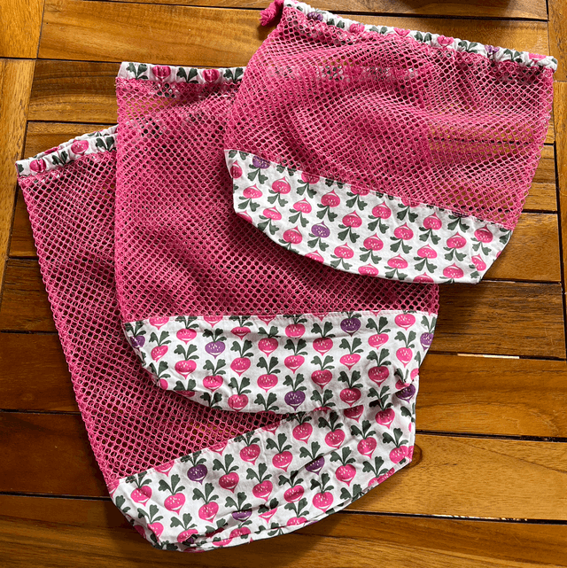 Lot de 3 sacs à légumes 